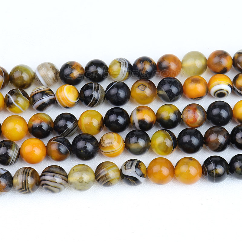 Bumblebee Agate Beads