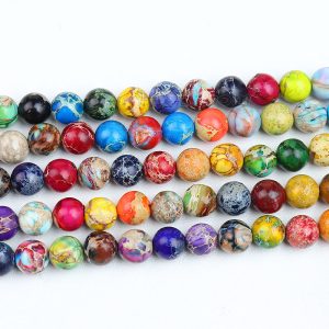 Colorful Imperial Jasper Beads