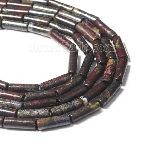 Dragon Blood Tube Beads